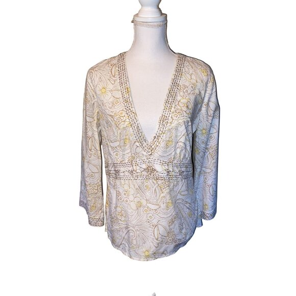 Eddie Bauer Blouse Womens M Tall Used - Picture 3 of 12